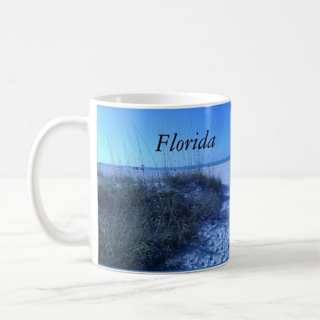 FLORIDA OCEAN BEACH COFFEE MUGG (Vänster)