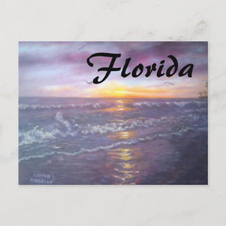 FLORIDA OCEAN POSTCARD HELG VYKORT