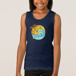 Florida, Ocean wave, Handflatan Träd T-shirt