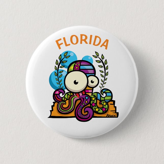 Florida Octopus Knapp (Framsida)