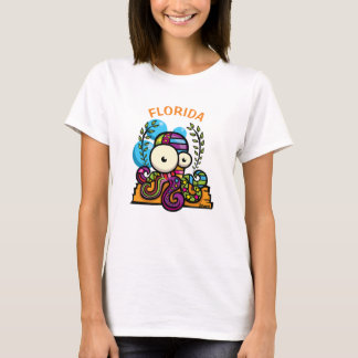 Florida Octopus T Shirt