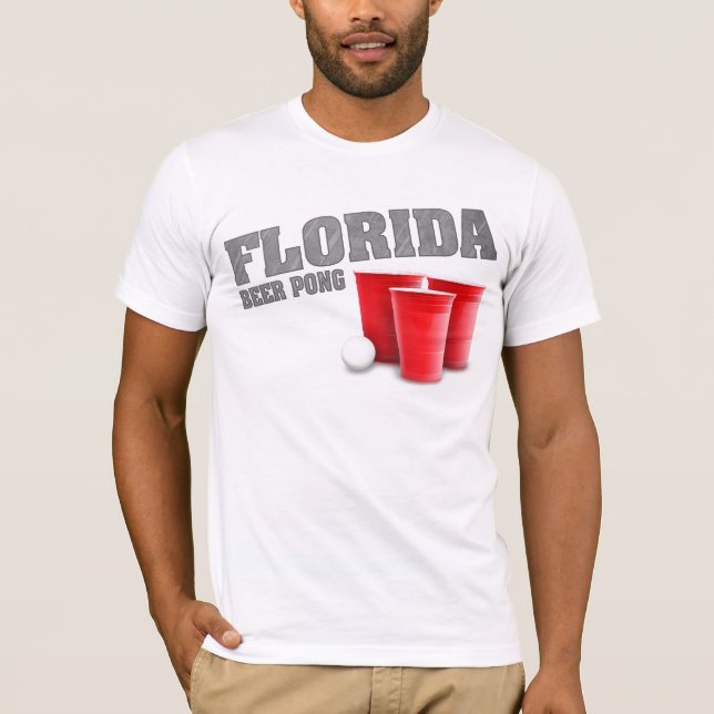 Florida ölPong T-tröja Tee (Framsida)