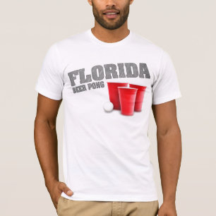 Florida ölPong T-tröja Tee Shirt