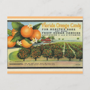 Florida Orange Candy Vykort