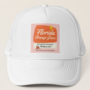 Florida Orange Juice Hat Keps