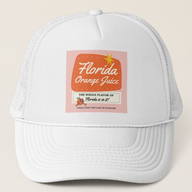 Florida Orange Juice Hat Keps (Framsida)