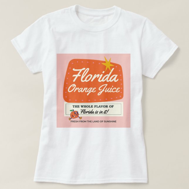 Florida Orange Juice T-Shirt (Design framsida)