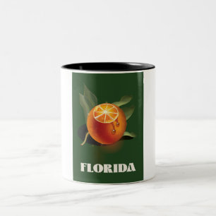 Florida Orange resebroschyr Två-Tonad Mugg