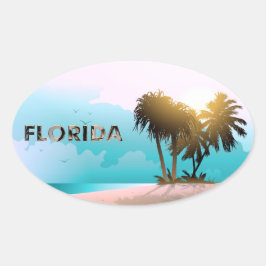 Florida Ovalt Klistermärke