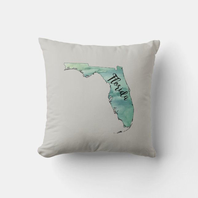 Florida Painting Beach Dekorativ kudde (Framsida)
