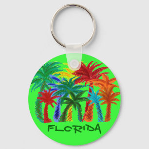 Florida palmträdkeychain nyckelring