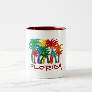 Florida palmträdmugg Två-Tonad mugg