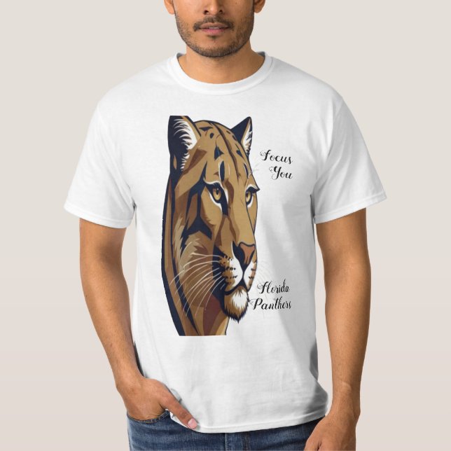 Florida Panther Authority T Shirt (Framsida)