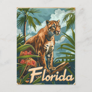 Florida Panther Vykort