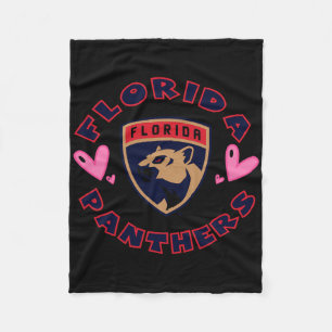 Florida Panthers Valentine Hearts Nhl Officiellt L Fleecefilt