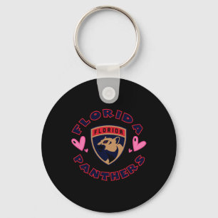 Florida Panthers Valentine Hearts Nhl Officiellt L Nyckelring