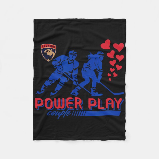 Florida Panthers Valentine Power Play Par Nhl  Fleecefilt (Framsidan)