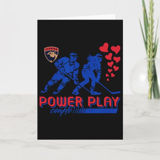 Florida Panthers Valentine Power Play Par Nhl  Kort (Framsida)