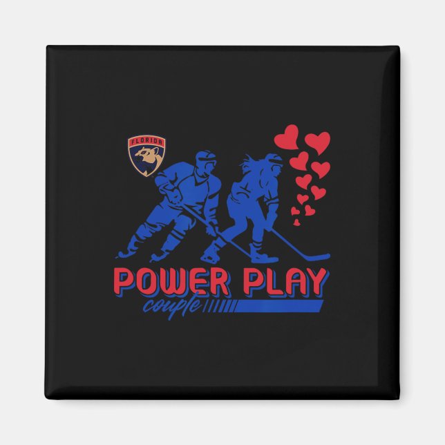 Florida Panthers Valentine Power Play Par Nhl  Magnet (Framsidan)
