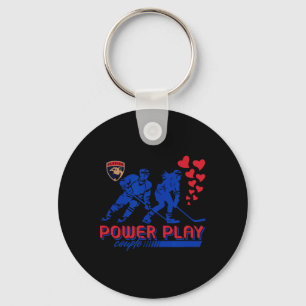 Florida Panthers Valentine Power Play Par Nhl Nyckelring
