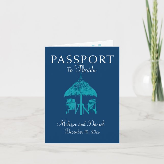 Florida Passport Spara datum meddelande (Framsida)