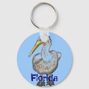 Florida pelikankeychain nyckelring
