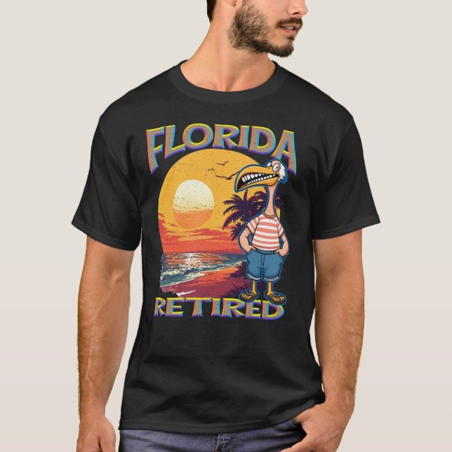 Florida PENSIONÄR  T Shirt (Framsida)