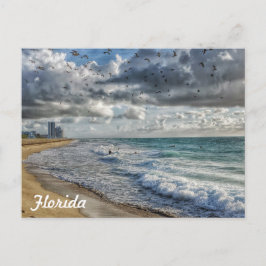 Florida Post Card South Florida Kusten Vykort
