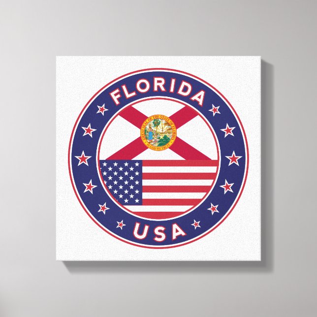 Florida, poster, canvas. canvastryck (Framsida)
