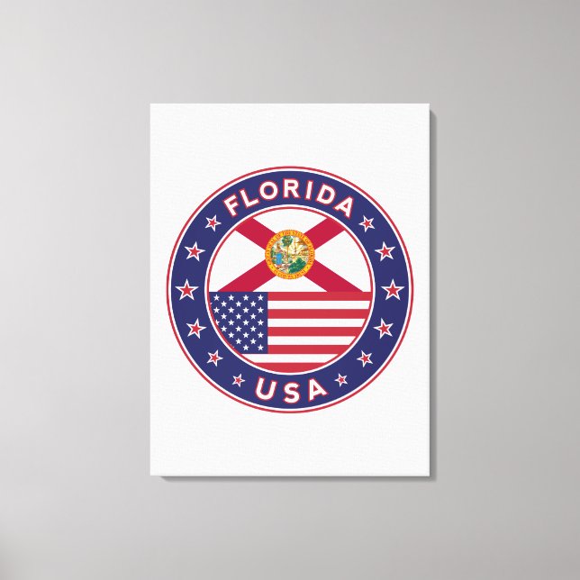 Florida, poster, canvas, porträtt canvastryck (Framsida)