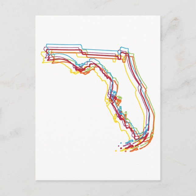florida pride oskärpa vykort (Framsida)