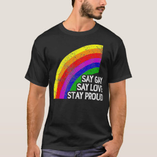 Florida Pride Säg att Kärlek stannar kvar vid hbt- T Shirt