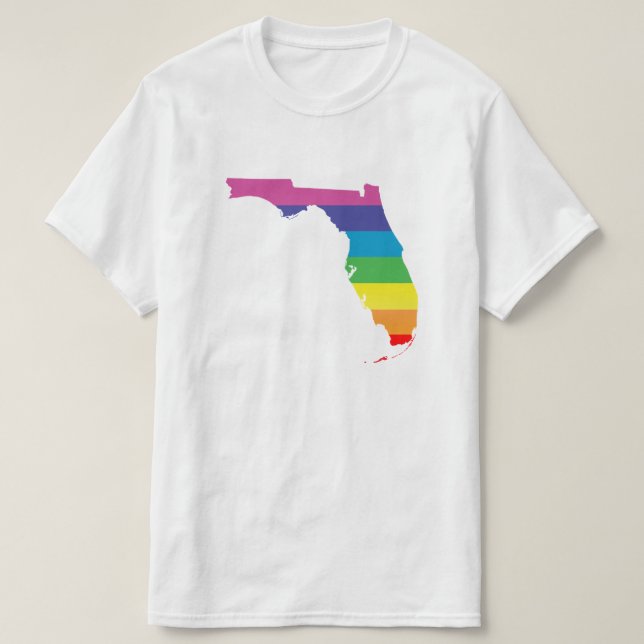 florida pride. striped. tee (Design framsida)