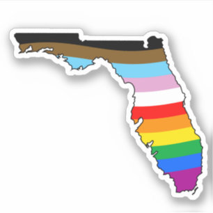 Florida Progress Pride Klistermärken