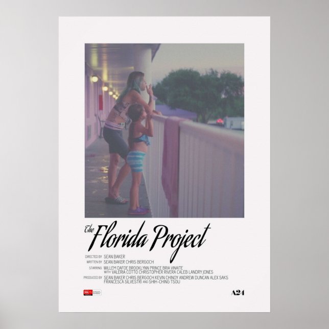 Florida Project Movie Poster (Framsidan)