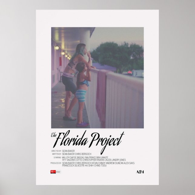 Florida Project Movie Poster (Framsidan)