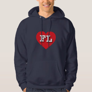 Florida Red Heart - I kärlek FL Hoodie