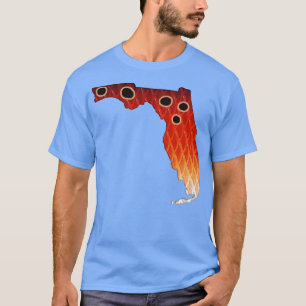 Florida Redfish Färger Red Drum Inspired Färg Pat T Shirt