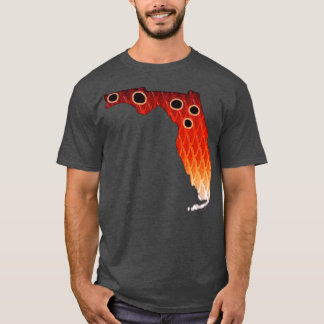Florida Redfish Färger Red Drum Inspired Färg Pat T Shirt
