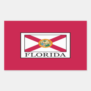 Florida Rektangulärt Klistermärke