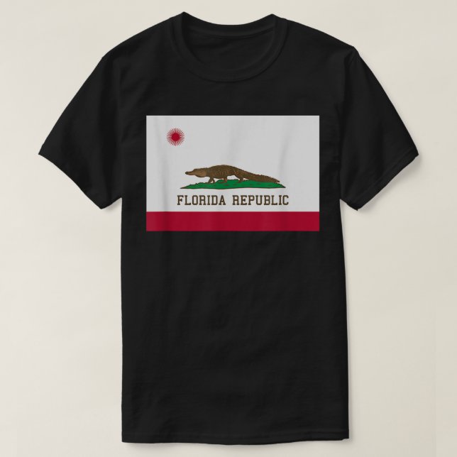 Florida Republic State Flag  T Shirt (Design framsida)