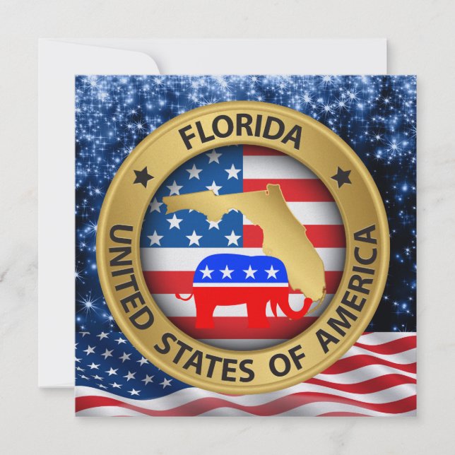 Florida Republican Patriotic Investigation - srf Inbjudningar (Framsida)