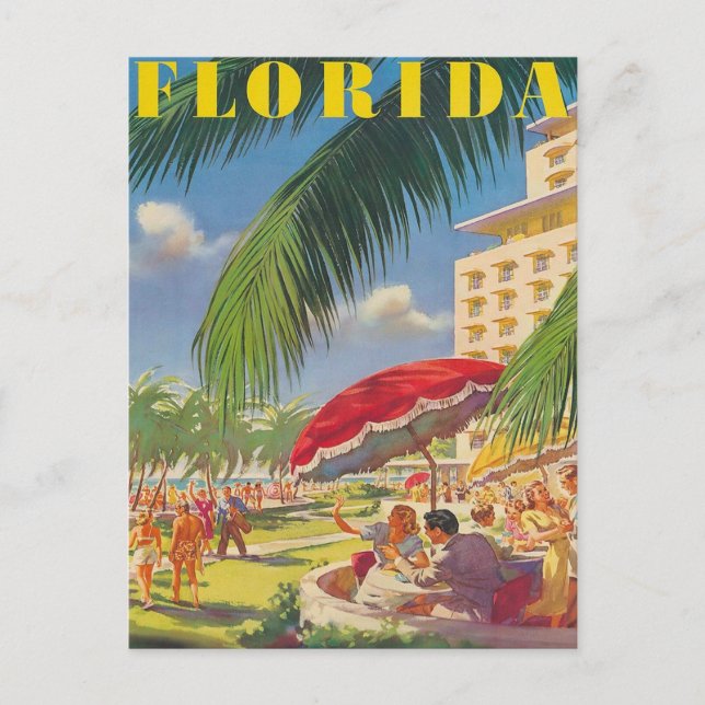 Florida Resa  Vykort (Framsida)