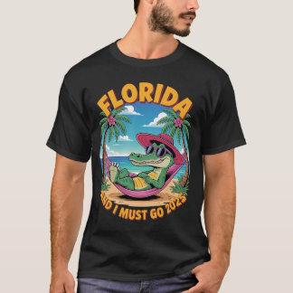 Florida ringer och jag måste åka 2025 Summer Flori T Shirt