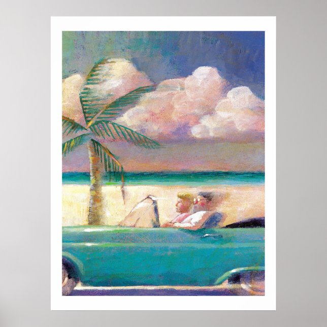 Florida Road Resa print Poster (Framsidan)