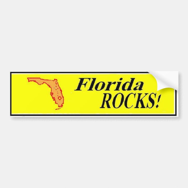 FLORIDA ROCKS dekal (Framsidan)