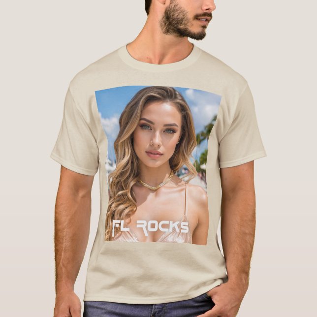 FLORIDA ROCKS T SHIRT (Framsida)