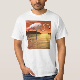 Florida rosa Flamingoutslagsplats Tee