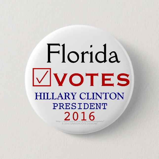 Florida röstar den Hillary Clinton presidenten Knapp (Framsida)