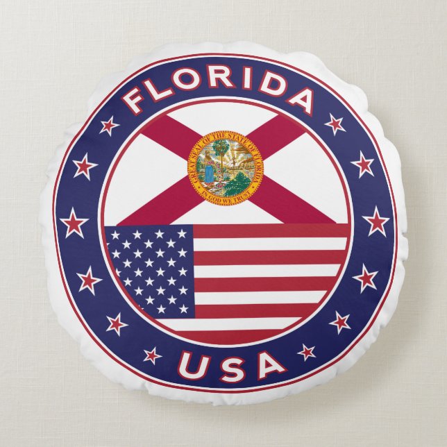 Florida Rund Kudde (Framsidan)